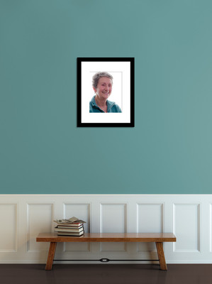 A framed image 